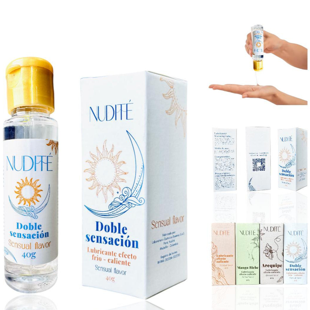 LUBRICANTE DOBLE SENSACIÓN