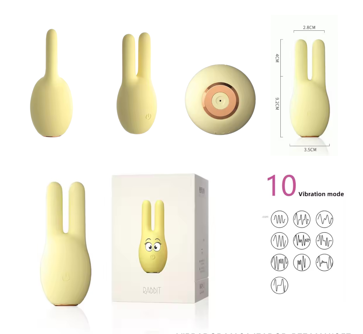 ESTIMULADOR CONEJO RECARGABLE