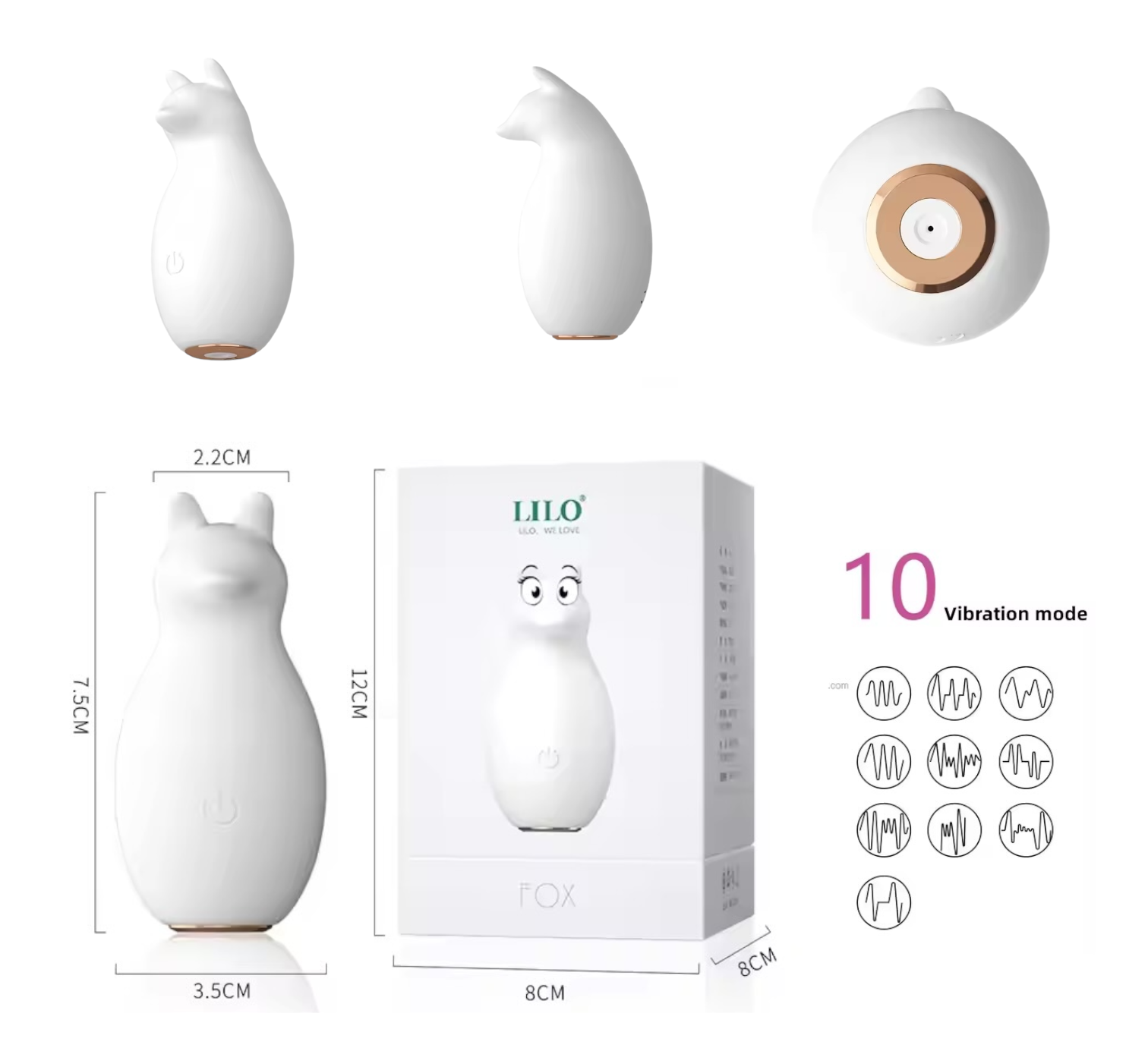 ESTIMULADOR OSO RECARGABLE