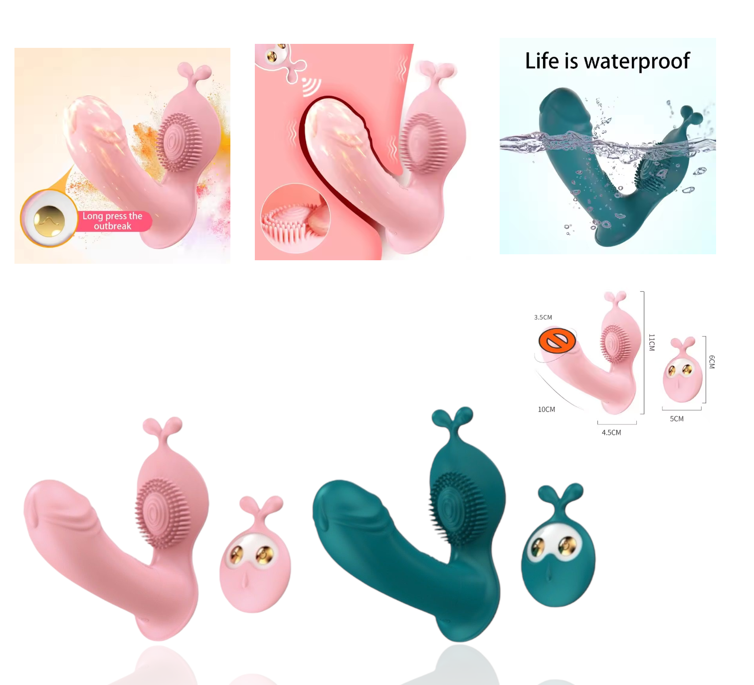 VIBRADOR TIPO PANTY CONTROL