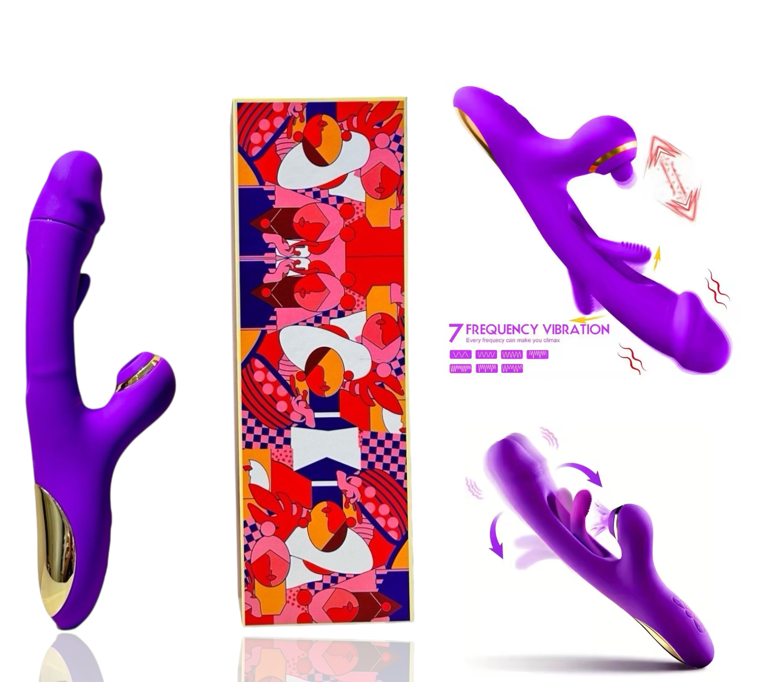 VIBRADOR 3 ESTIMULACIONES