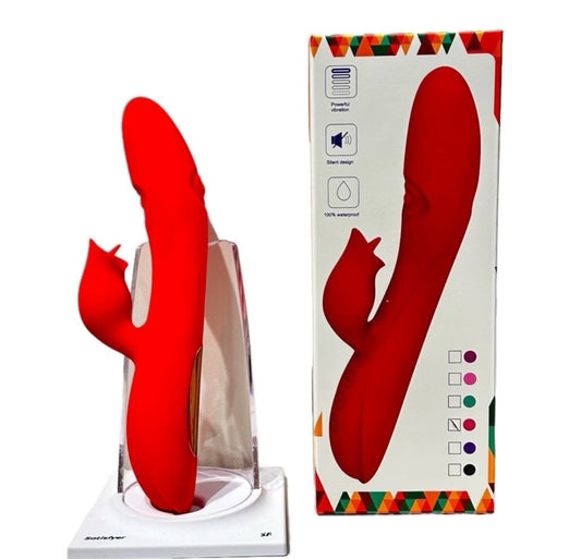 VIBRADOR DOBLE ESTIMULACION Y PUNTO G