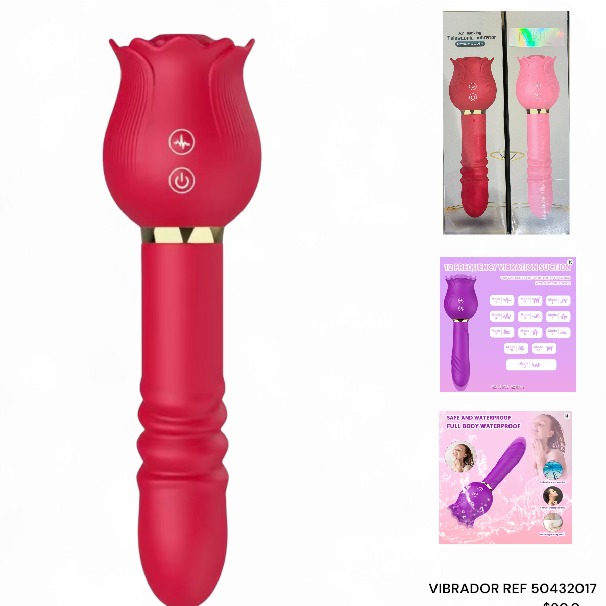 ROSA SUCCIONADORA VIBRADORA