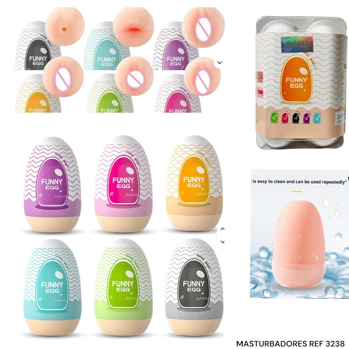 Masturbadores Funny Egg