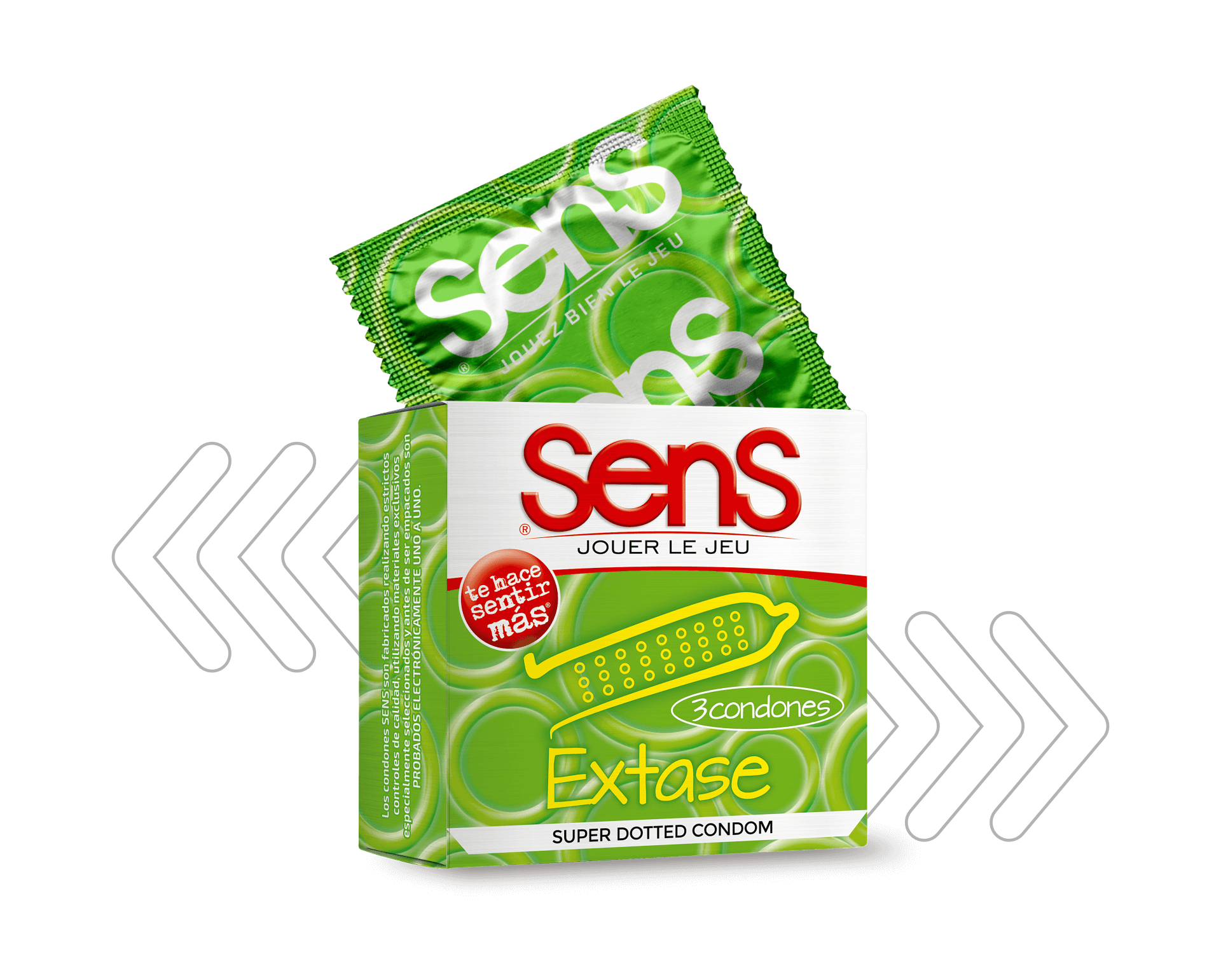 CONDONES SENS EXTASE X3